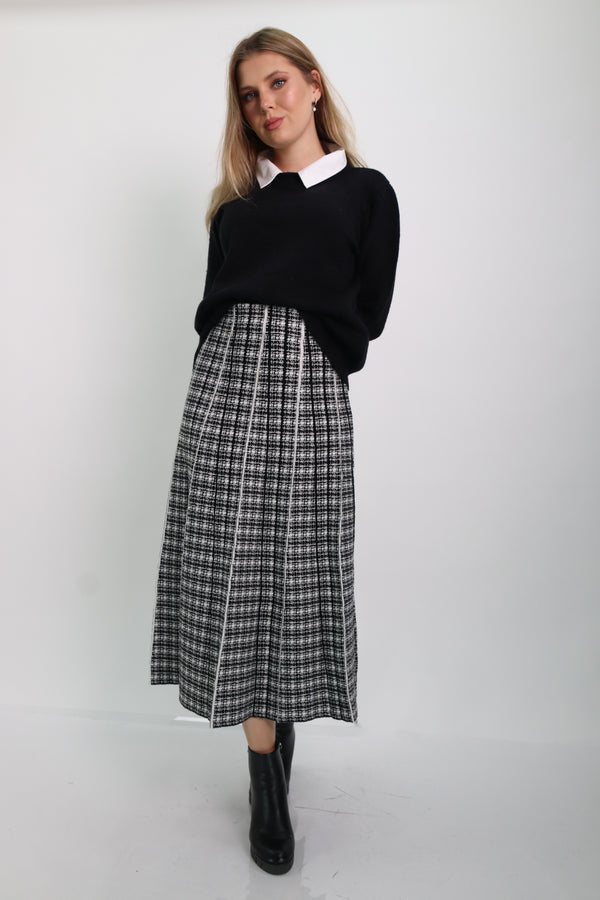 חצאית סריג היילי