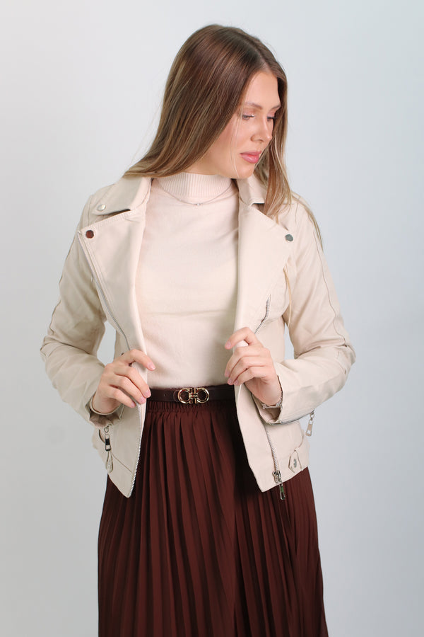 מעיל עור מיילי