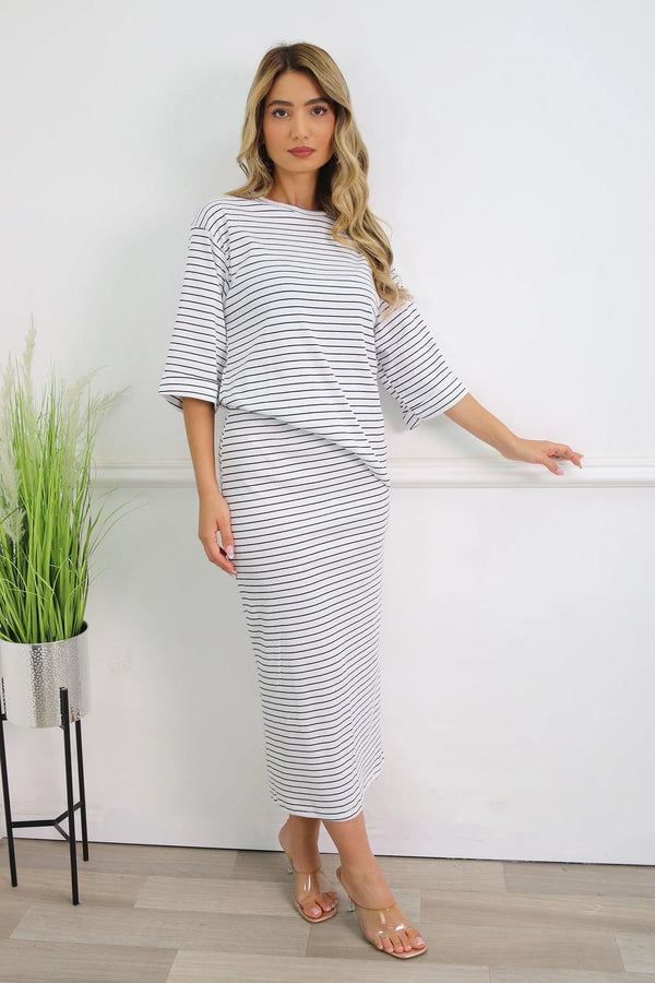 חליפת טלי פסים - דתייה אונליין