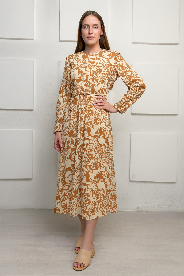 שמלת מקסי דפוס #60