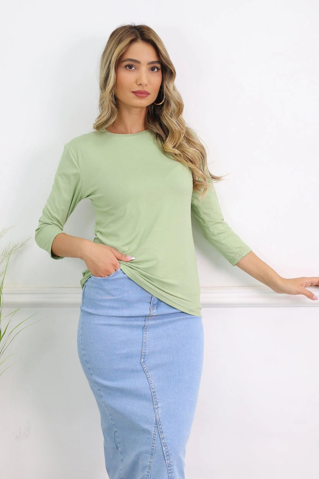 חולצת בייסיק בר - דתייה אונליין