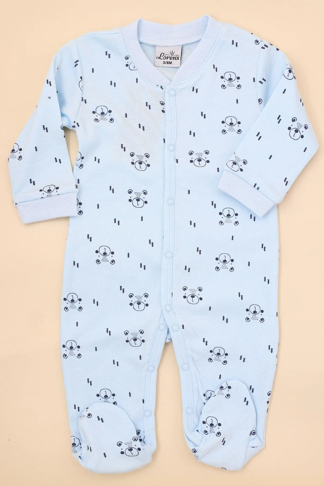 אוברול טריקו ארוך דובים - דתייה אונליין