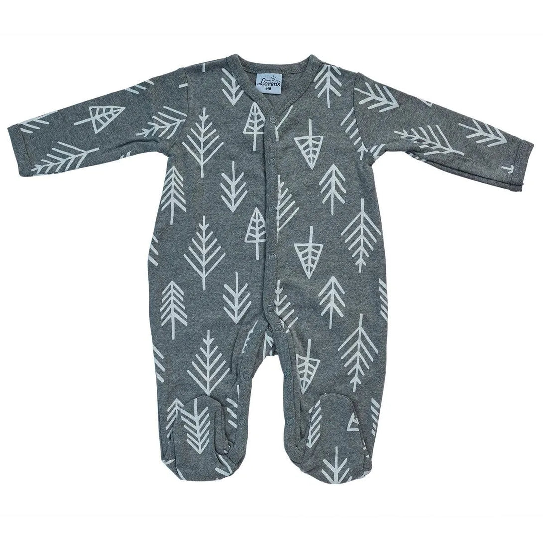 אוברול טריקו עצים אפור כהה - דתייה אונליין