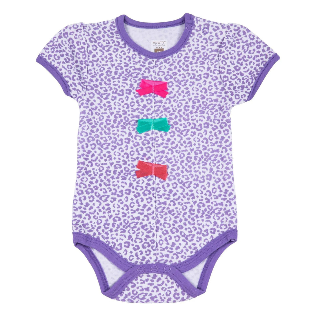 בגד גוף מנומר סגול - דתייה אונליין