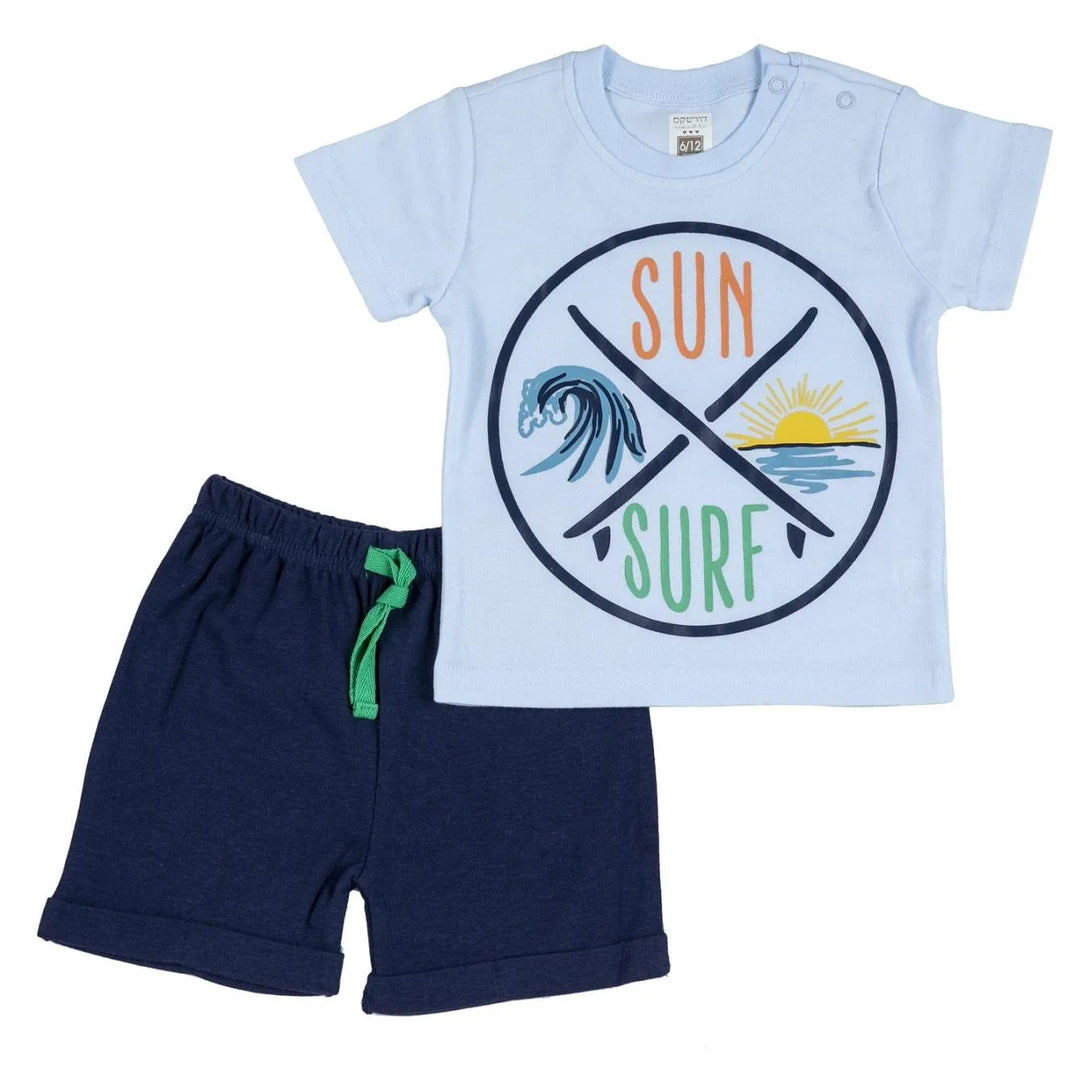 חליפה קצרה הדפס גלישה - דתייה אונליין