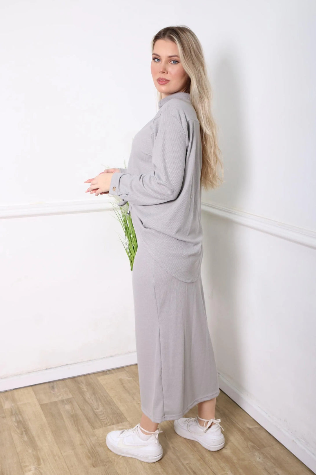 חליפת וופל מכופתרת - דתייה אונליין