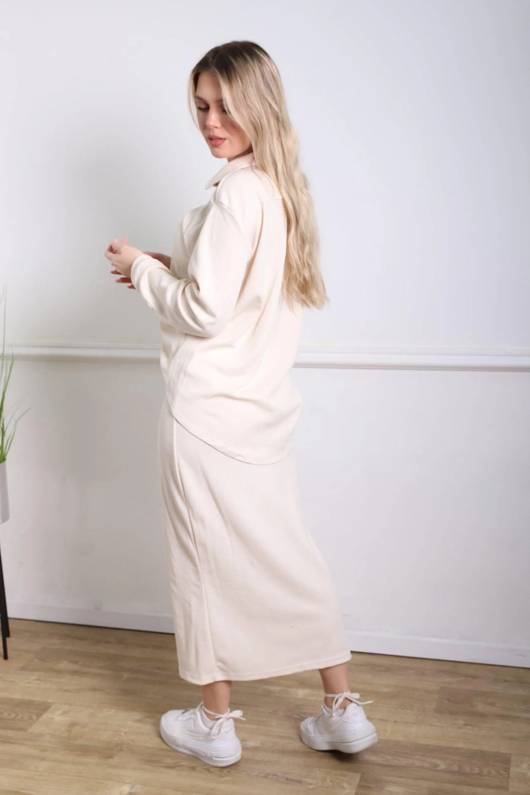 חליפת וופל מכופתרת - דתייה אונליין