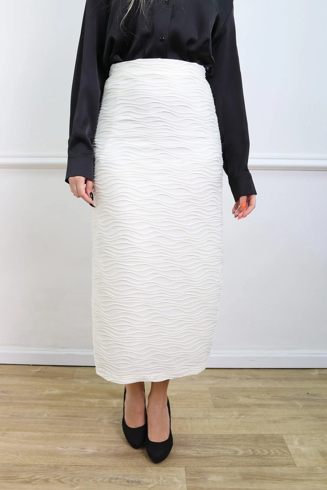 חצאית גלים מרי - דתייה אונליין