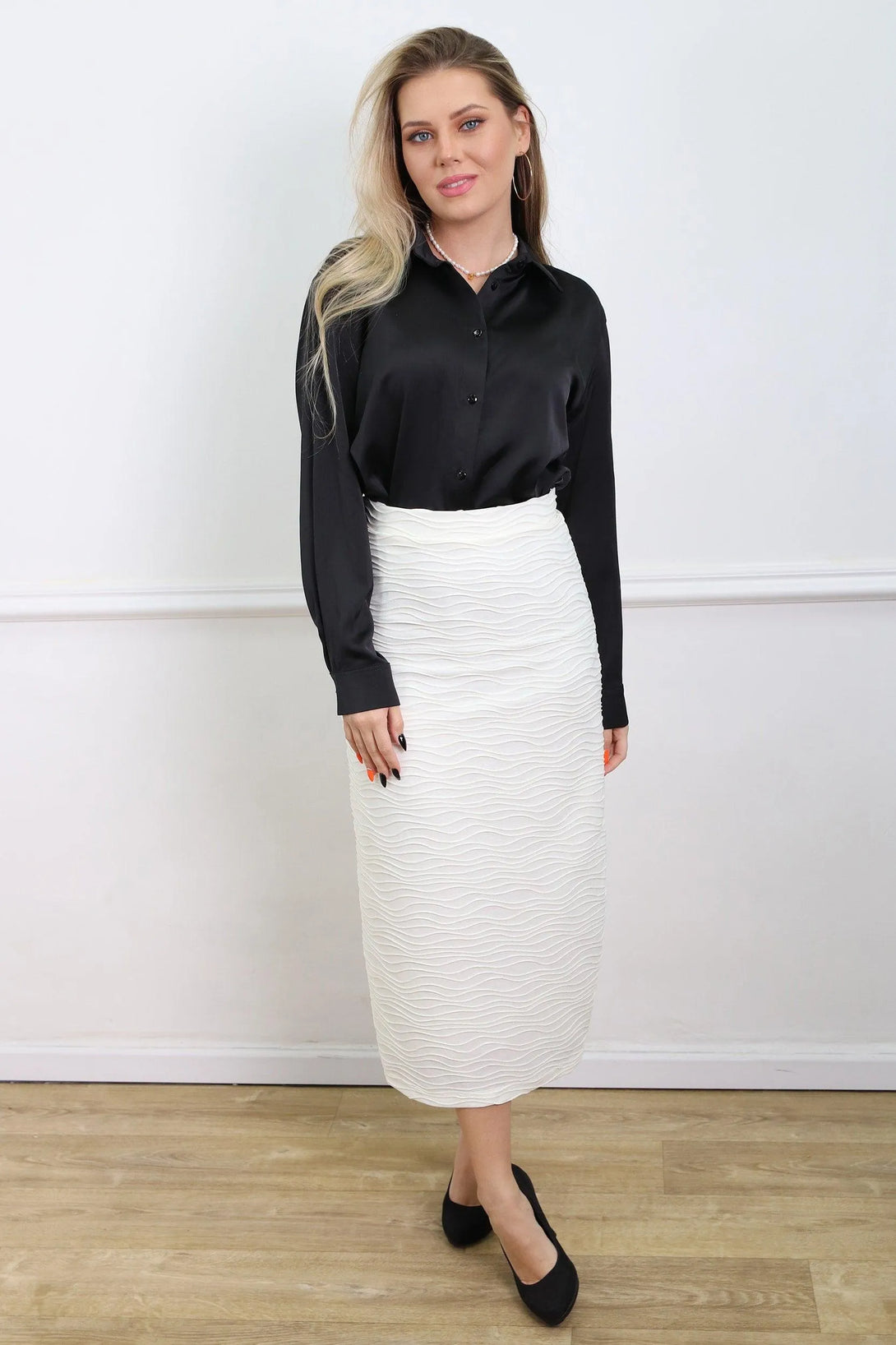 חצאית גלים מרי - דתייה אונליין