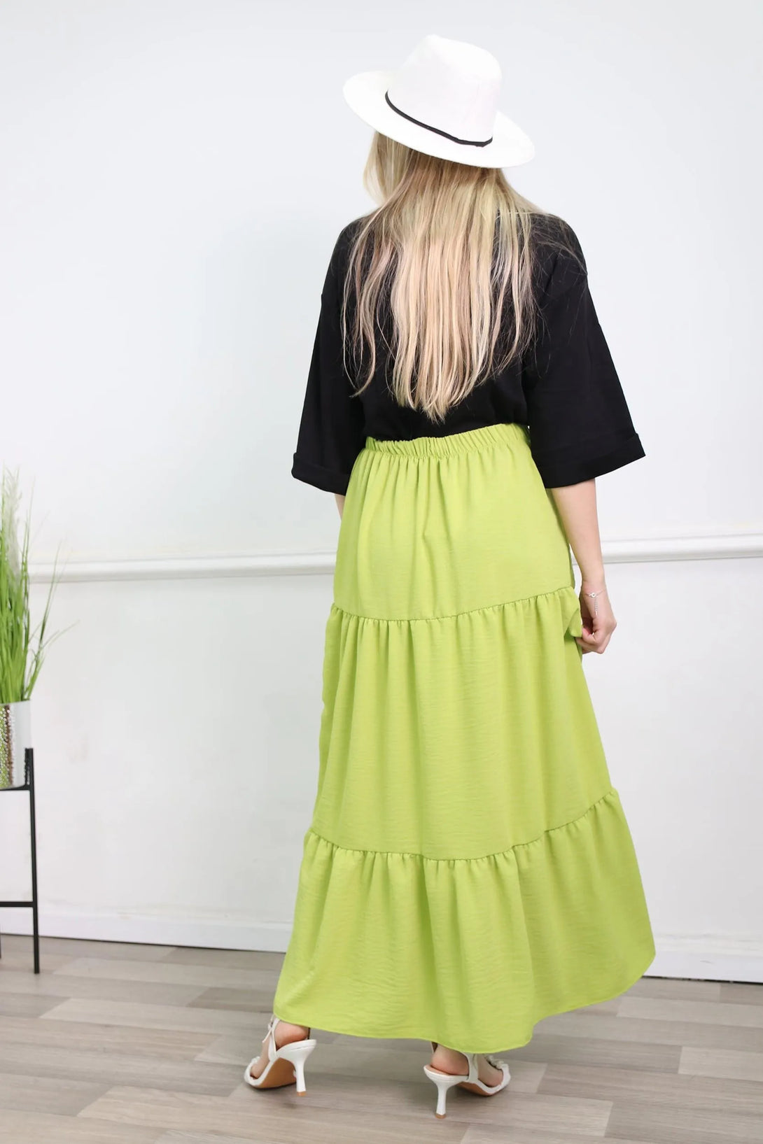 חצאית קומות חלקה - דתייה אונליין