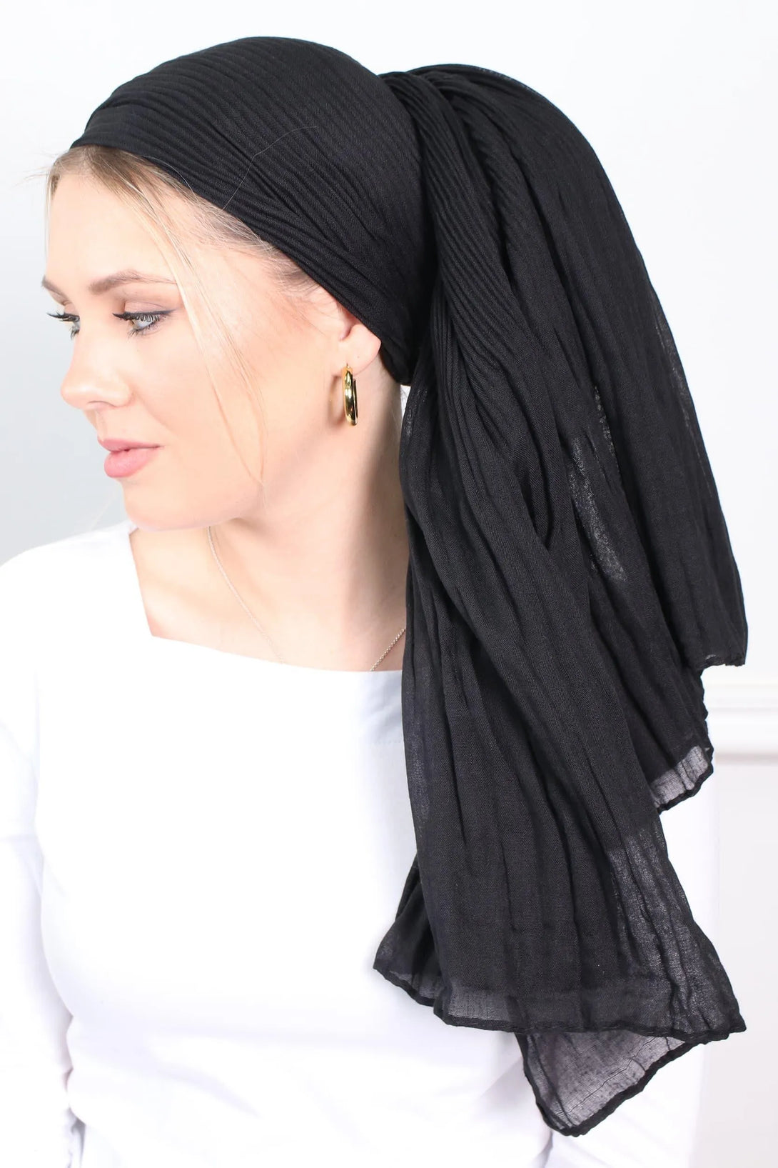 מטפחת לונג - אריג חצי פליסה #30 - דתייה אונליין