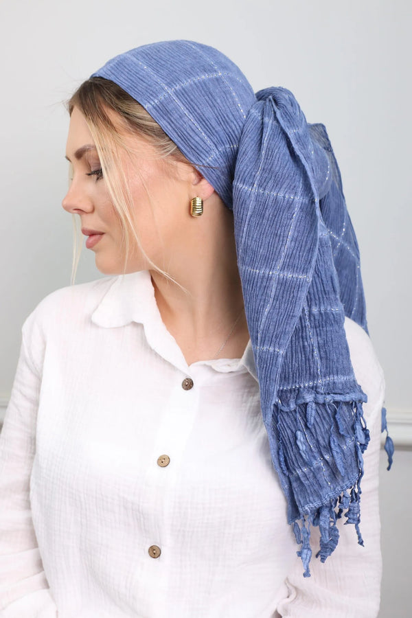 מטפחת לונג - אריג פליסה #19 - דתייה אונליין