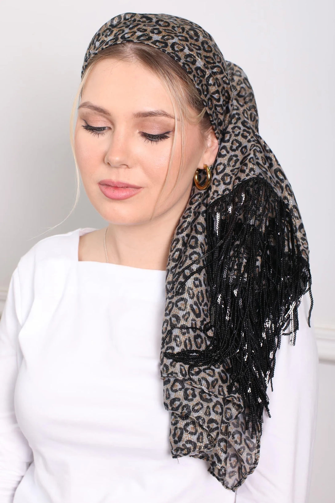 מטפחת לונג - לורקס פרנז מנומר - דתייה אונליין