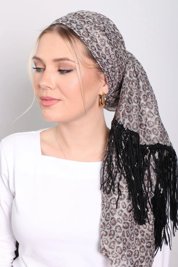 מטפחת לונג - לורקס פרנז מנומר - דתייה אונליין