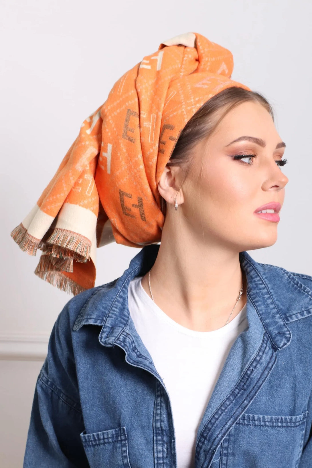 מטפחת לונג - סריג פרנז' #42 - דתייה אונליין