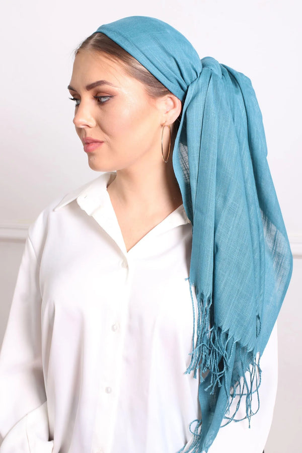 מטפחת לונג - פשתן פרנז - דתייה אונליין