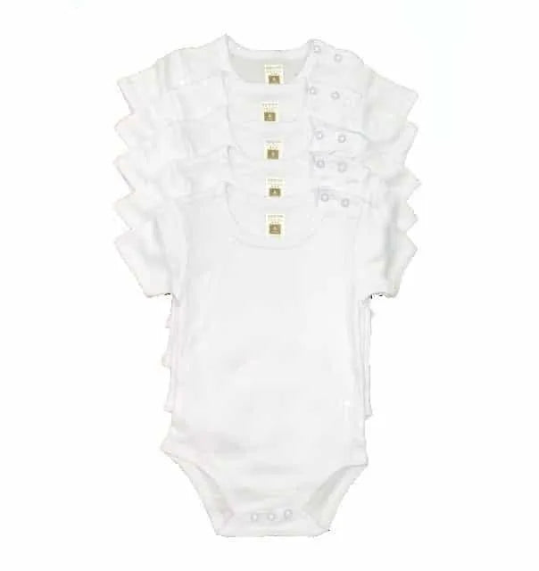 סט 5 בגדי גוף לבן - דתייה אונליין