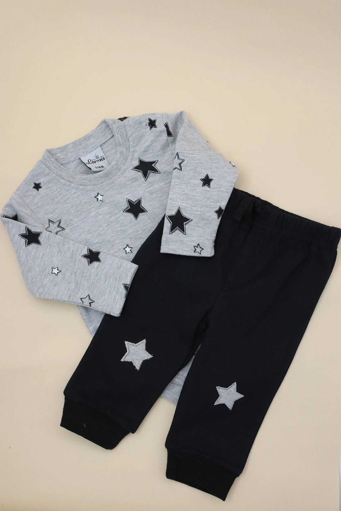 סט גוף ארוך ומכנס כוכבים - דתייה אונליין