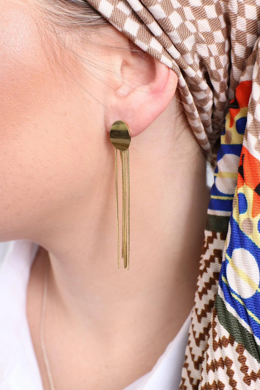 עגילי פרנז צמודות 7714 - דתייה אונליין