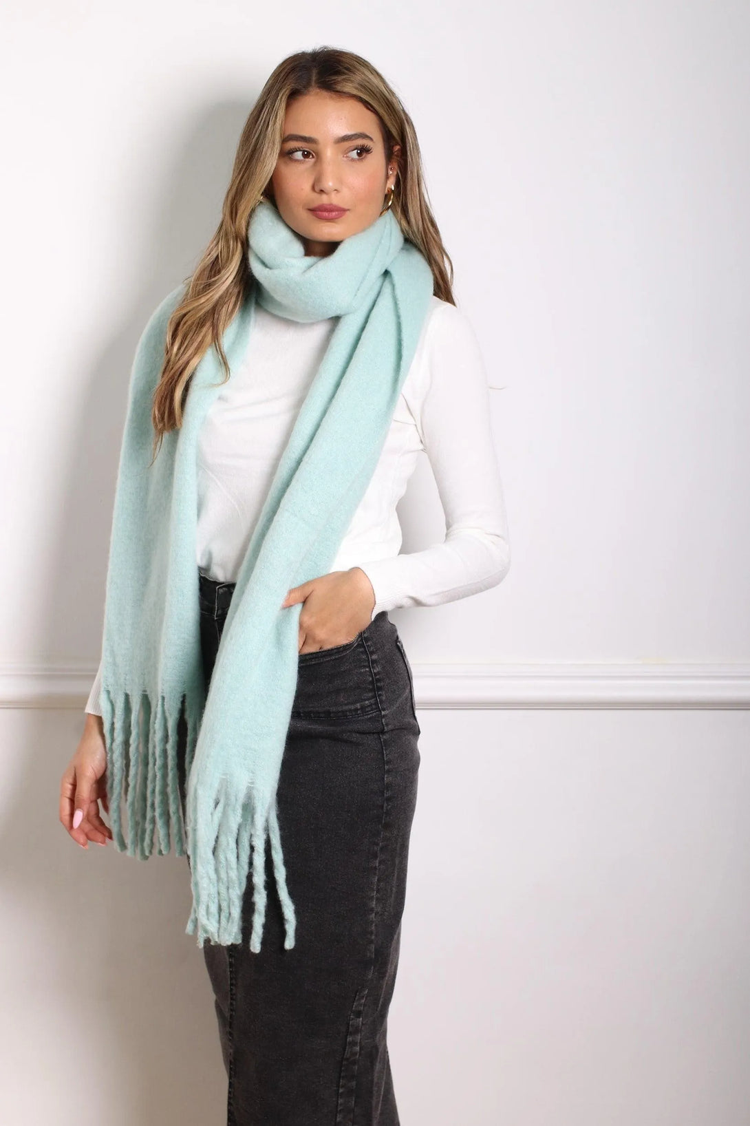 מטפחת לונג - צמר בצבעים - דתייה אונליין