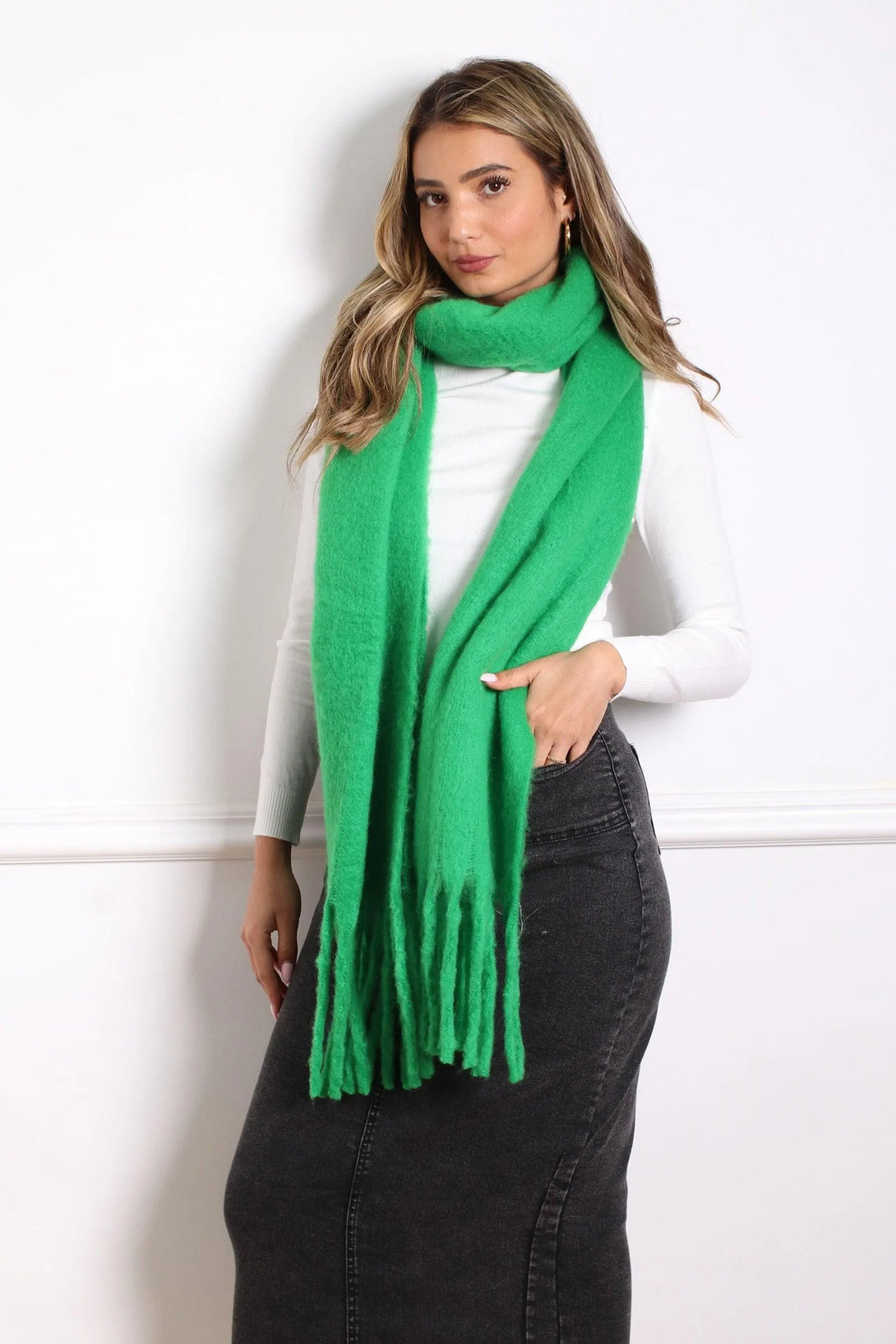 מטפחת לונג - צמר בצבעים - דתייה אונליין