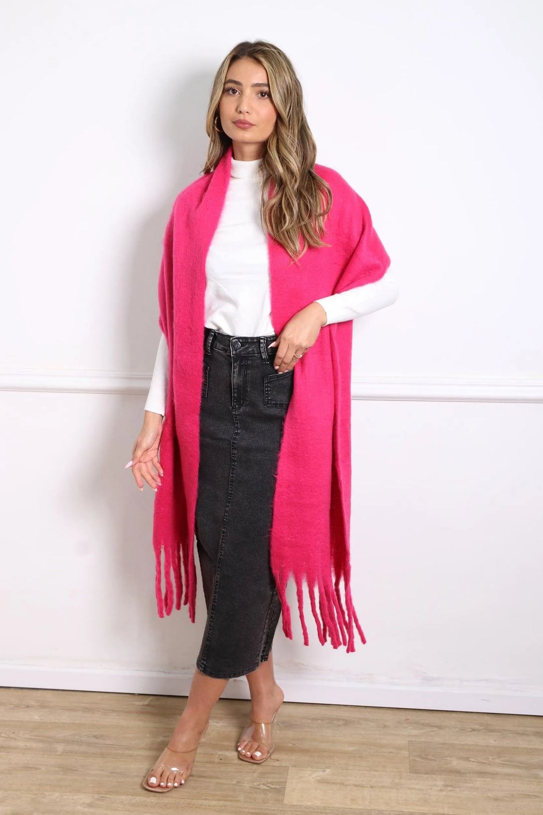 מטפחת לונג - צמר בצבעים - דתייה אונליין