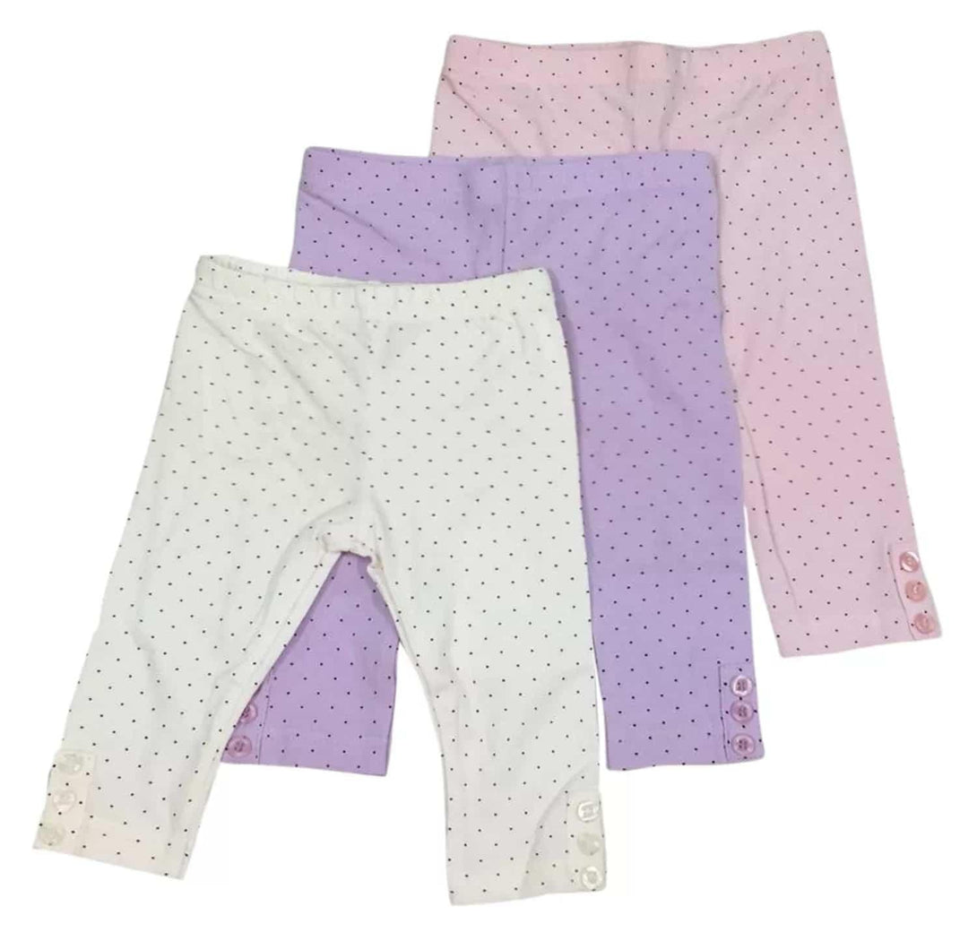 שלישיית טייצים נקודות 7/8 - ורוד\סגול - דתייה אונליין