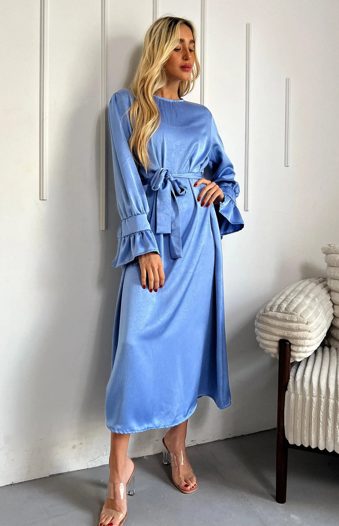 שמלת מקסי אלין - דתייה אונליין