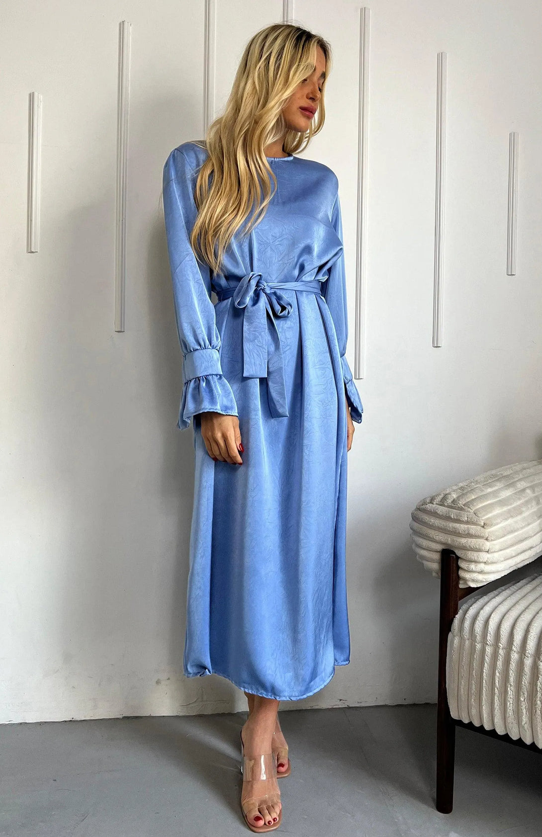 שמלת מקסי אלין - דתייה אונליין