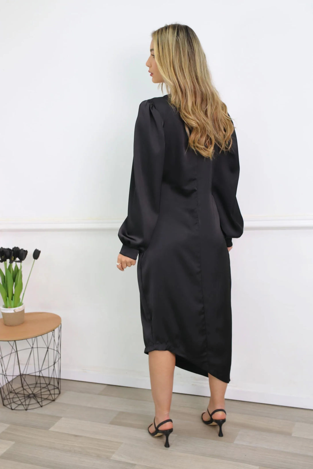 שמלת סאטן אליס - דתייה אונליין