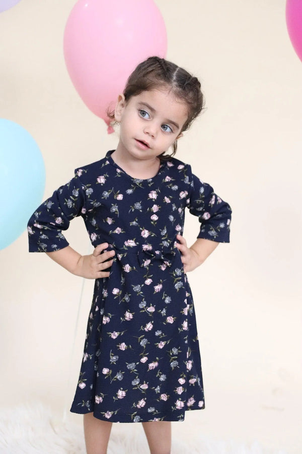 שמלת פיקה פרחונית - דתייה אונליין