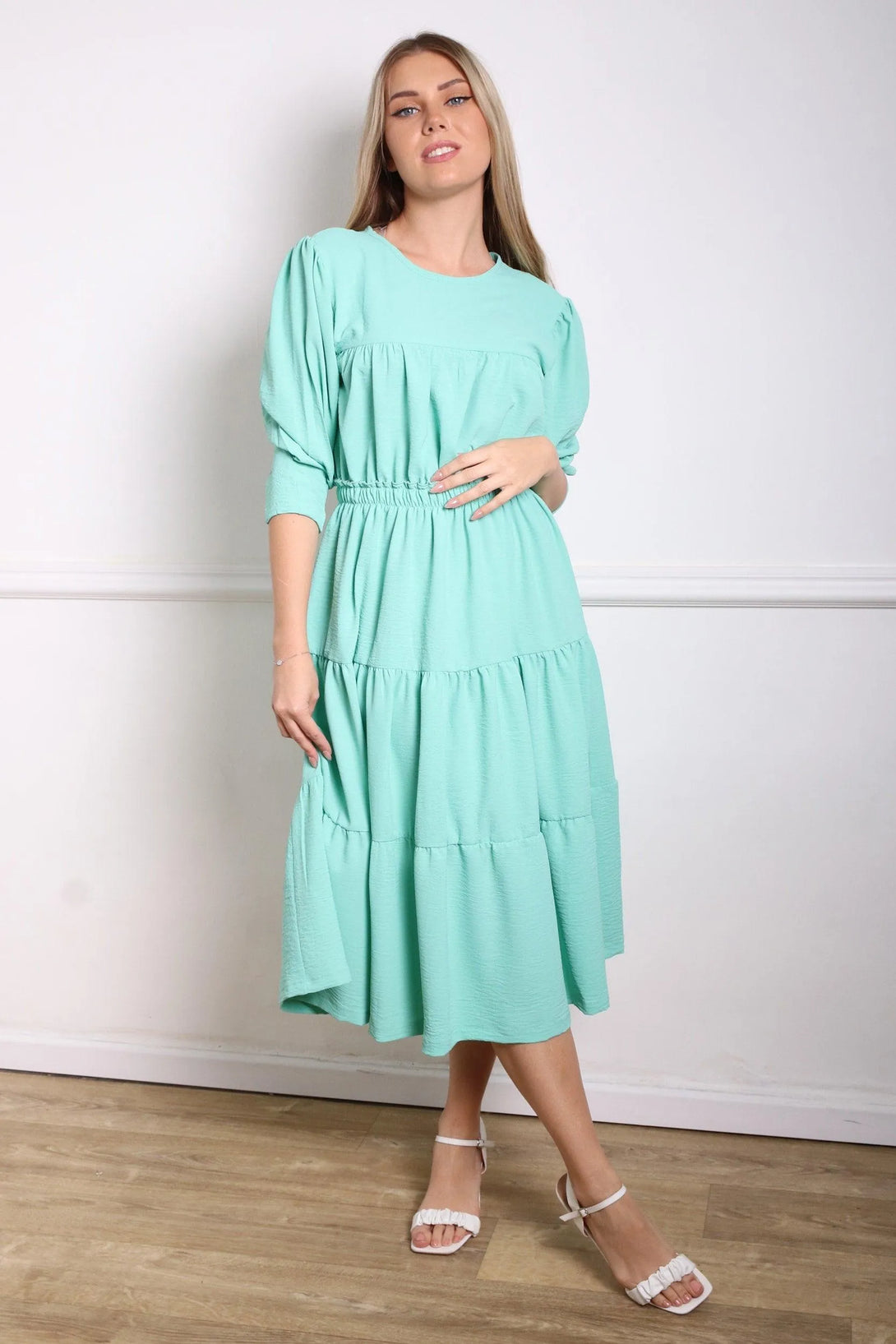 שמלת קרפ קומות - דתייה אונליין