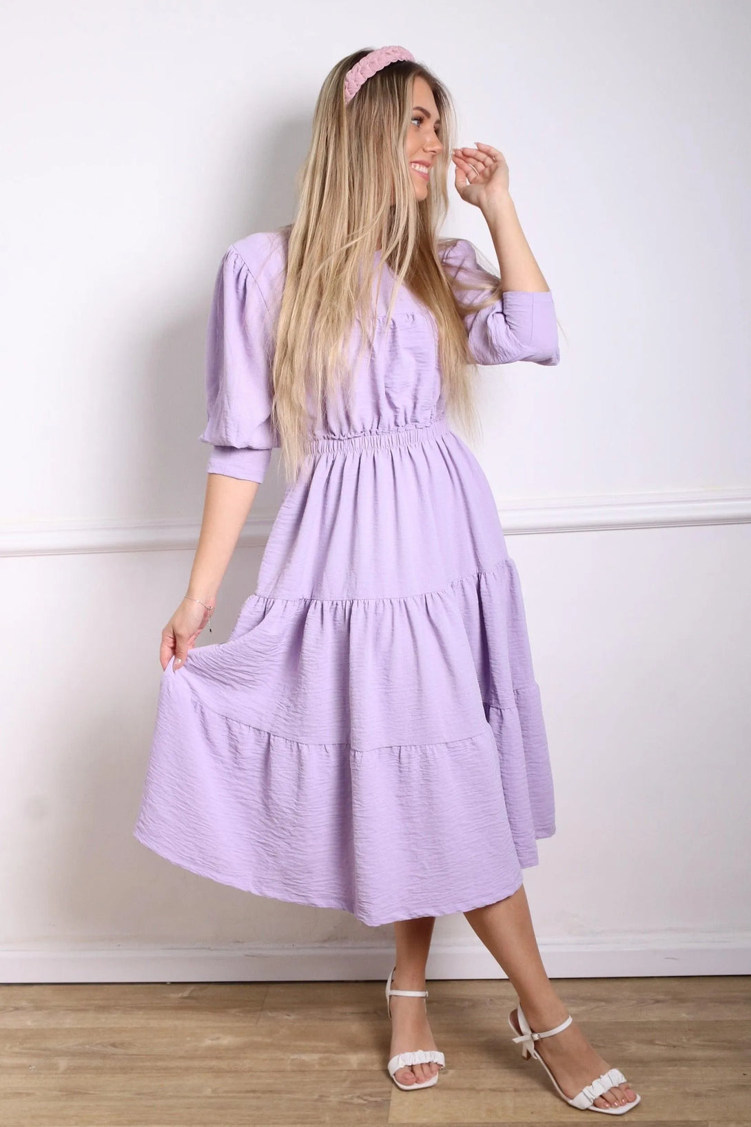 שמלת קרפ קומות - דתייה אונליין