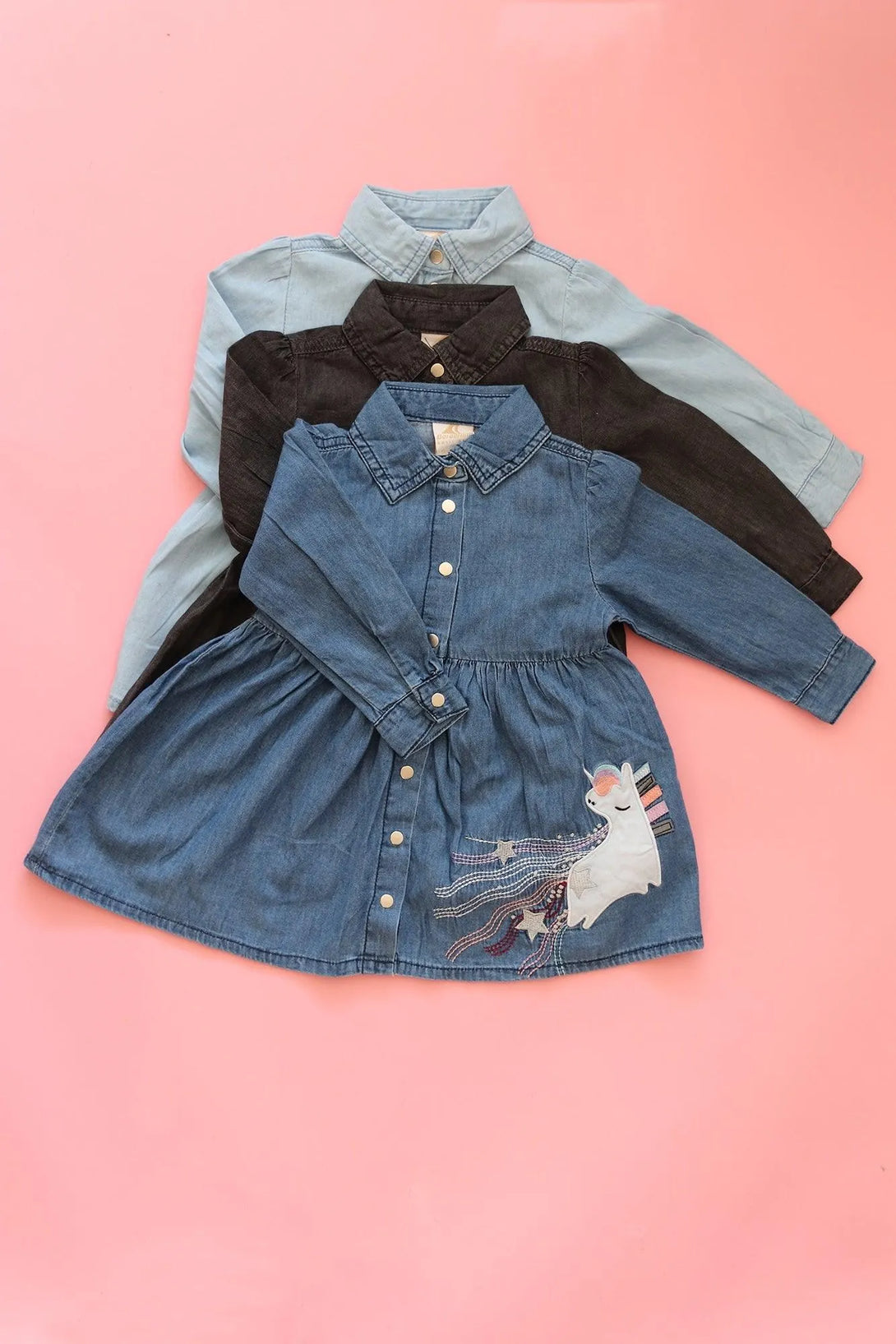 שמלת שמברה ג'ינס - דתייה אונליין