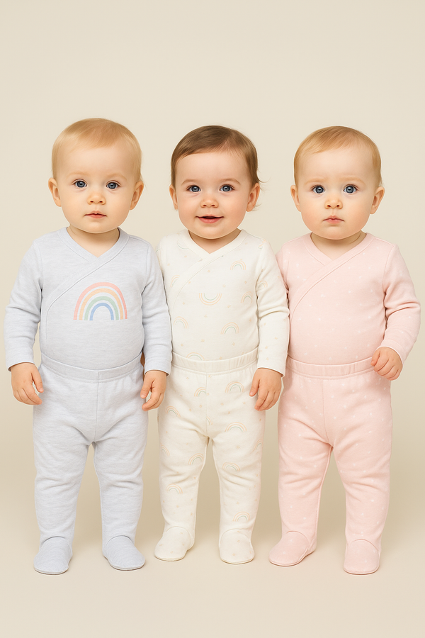 מארז רגליות קשת בענן וכוכבים